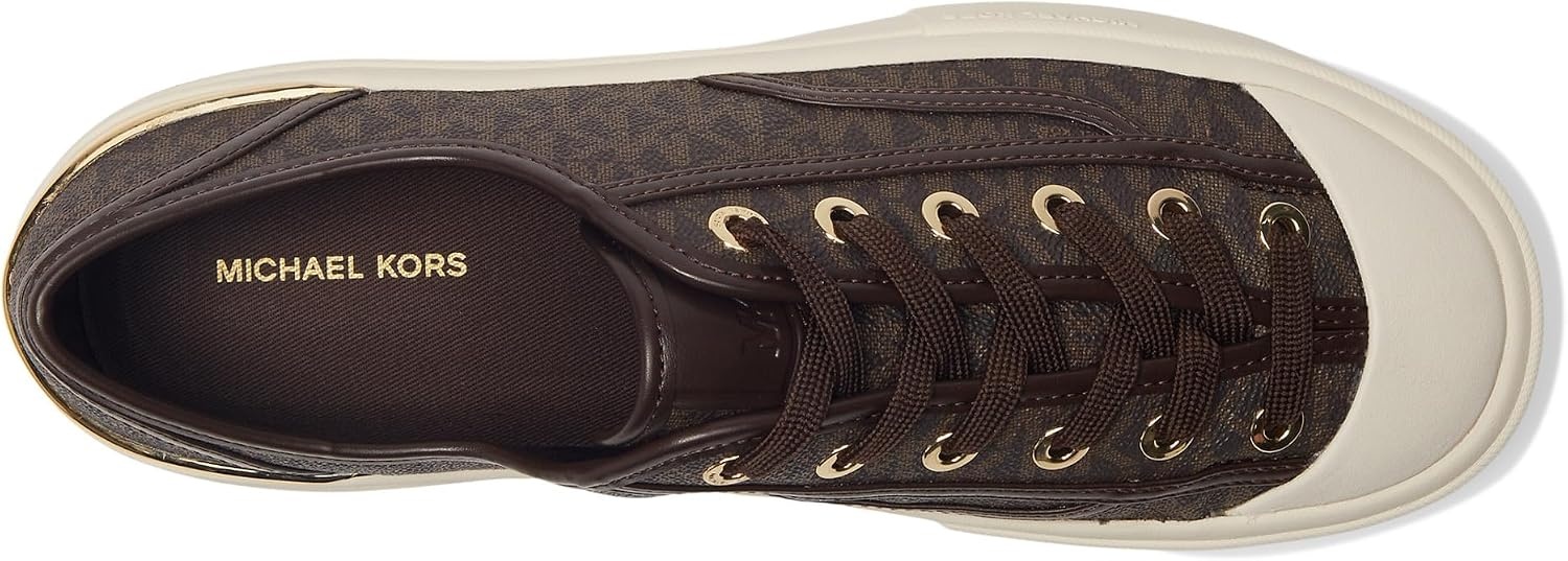 image:imageMichael Kors Womens Jude Lace Up SneakerBrown