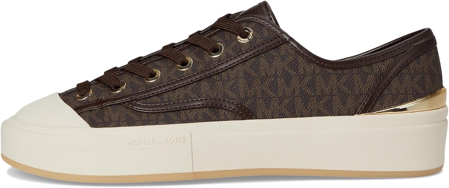 image:imageMichael Kors Womens Jude Lace Up SneakerBrown