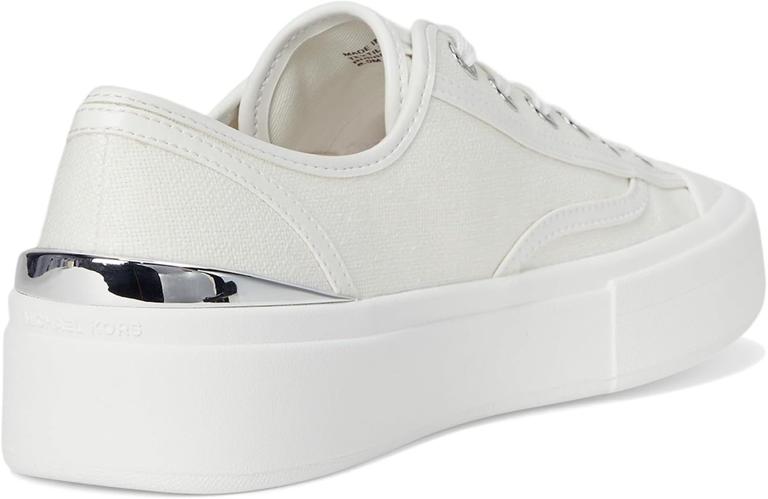 image:imageMichael Kors Womens Jude Lace Up SneakerOptic White 2