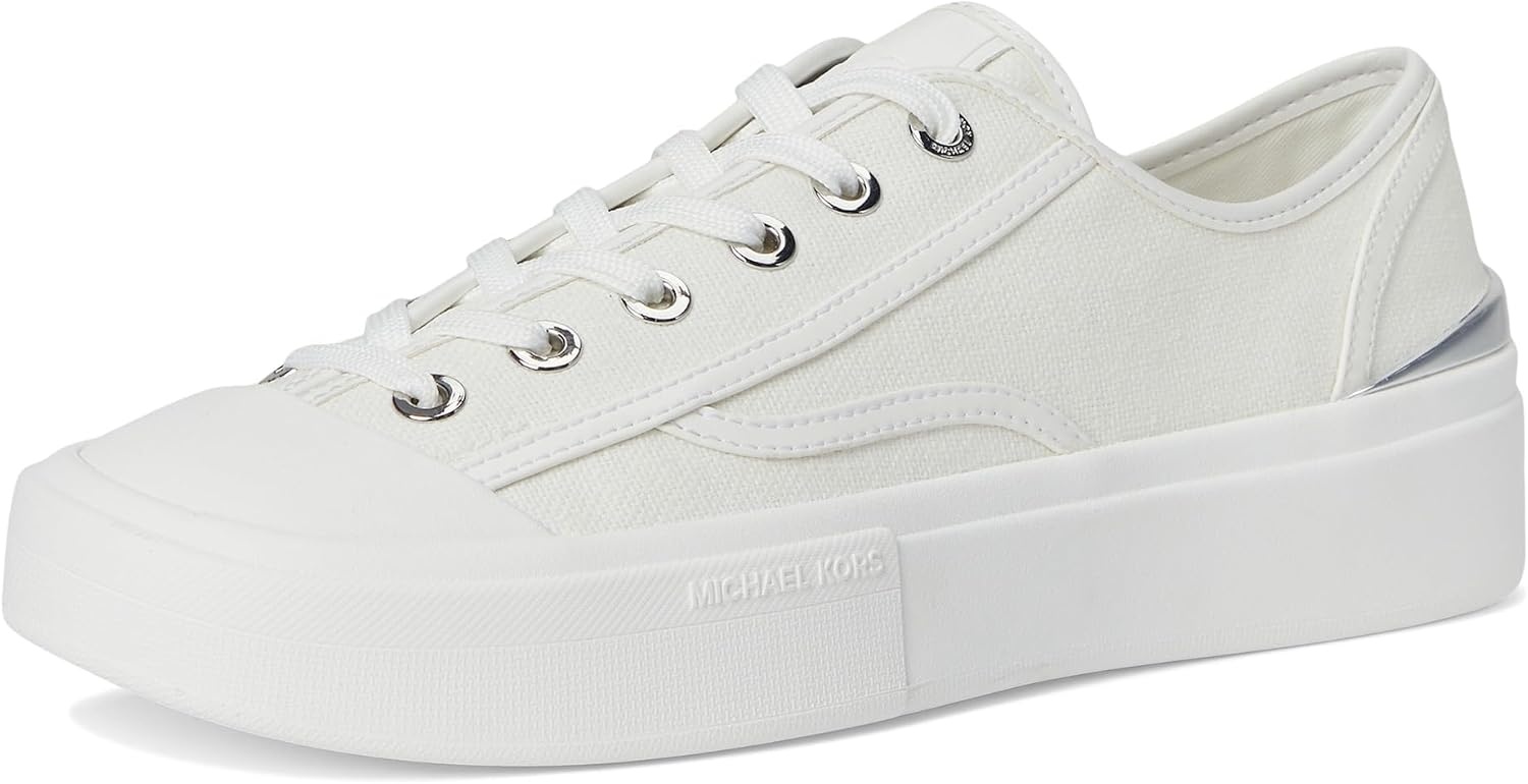 image:imageMichael Kors Womens Jude Lace Up SneakerOptic White 2