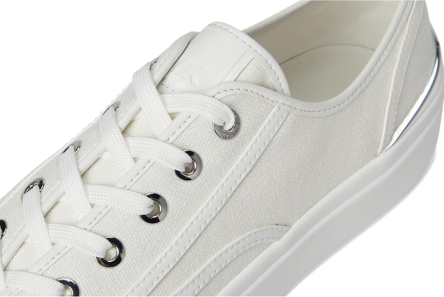 image:imageMichael Kors Womens Jude Lace Up SneakerOptic White 2
