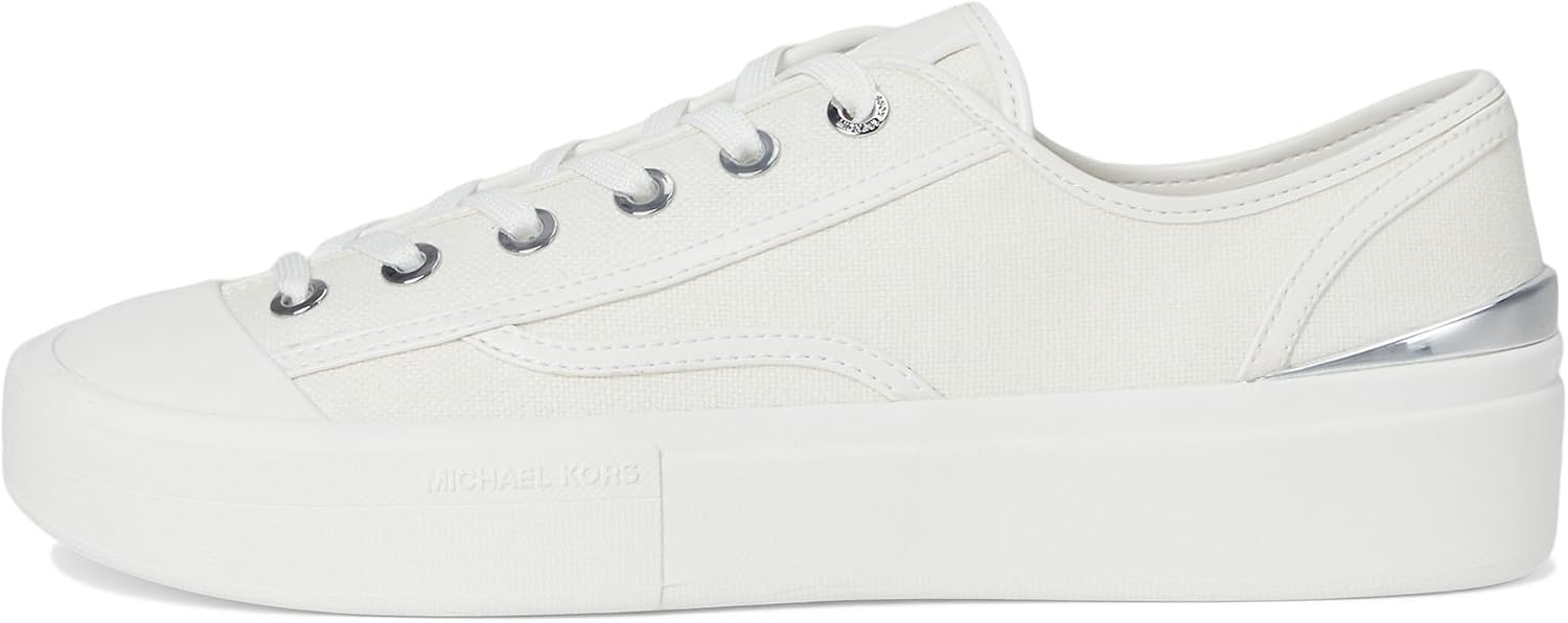 image:imageMichael Kors Womens Jude Lace Up SneakerOptic White 2