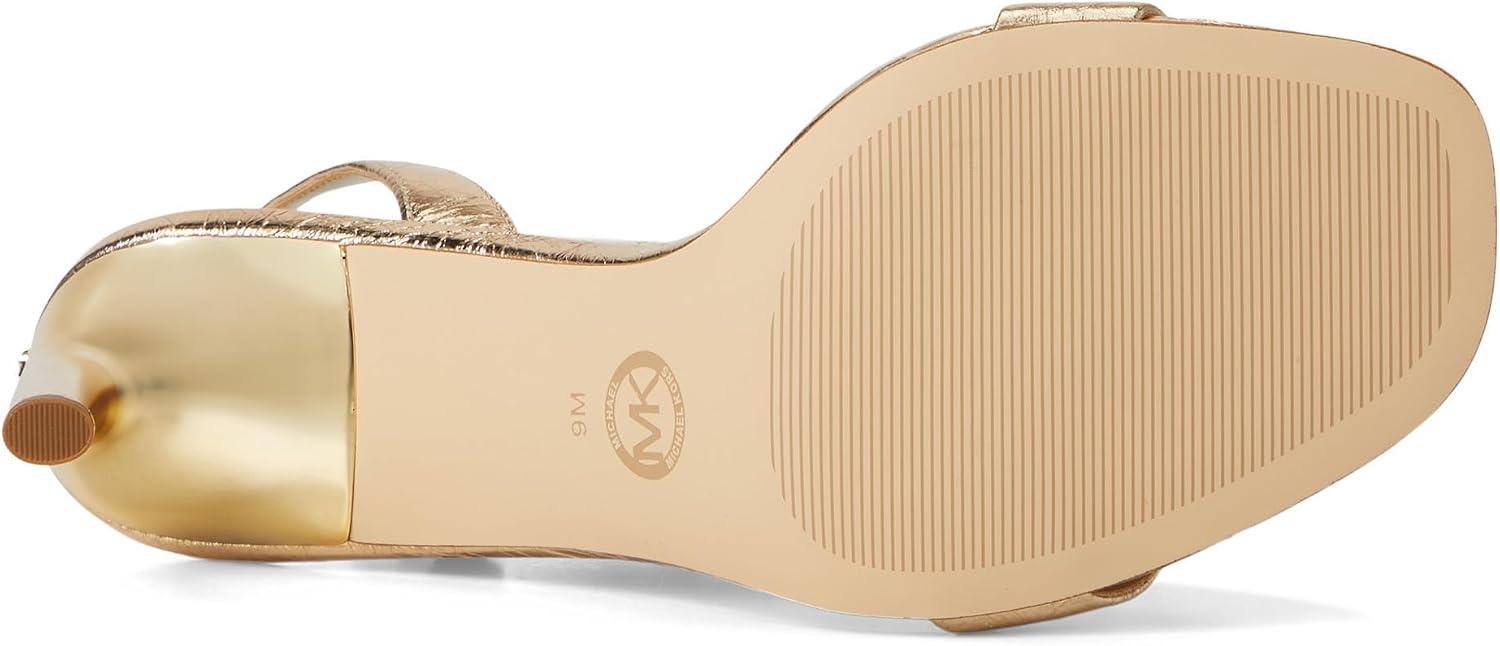 image:imageMichael Kors Womens Kasia Heeled SandalPale Gold