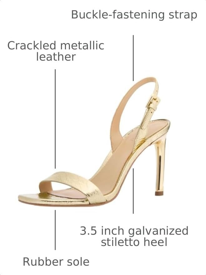 image:imageMichael Kors Womens Kasia Heeled SandalPale Gold