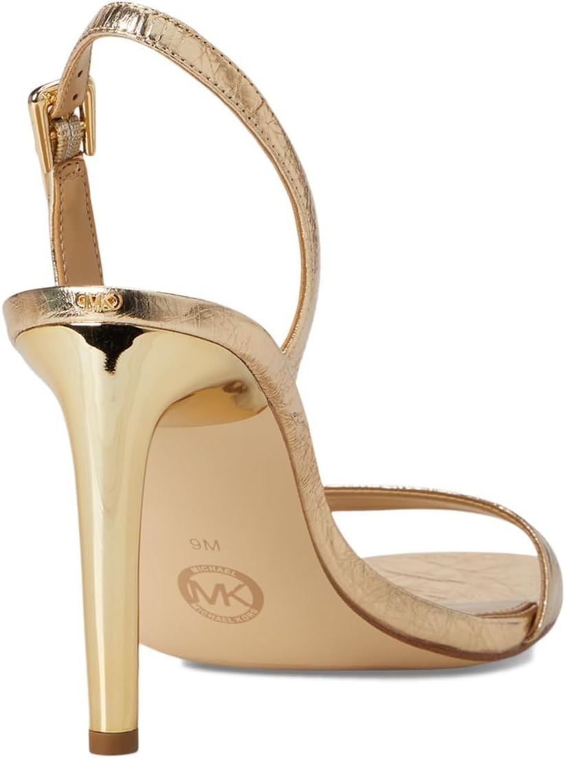 image:imageMichael Kors Womens Kasia Heeled SandalPale Gold