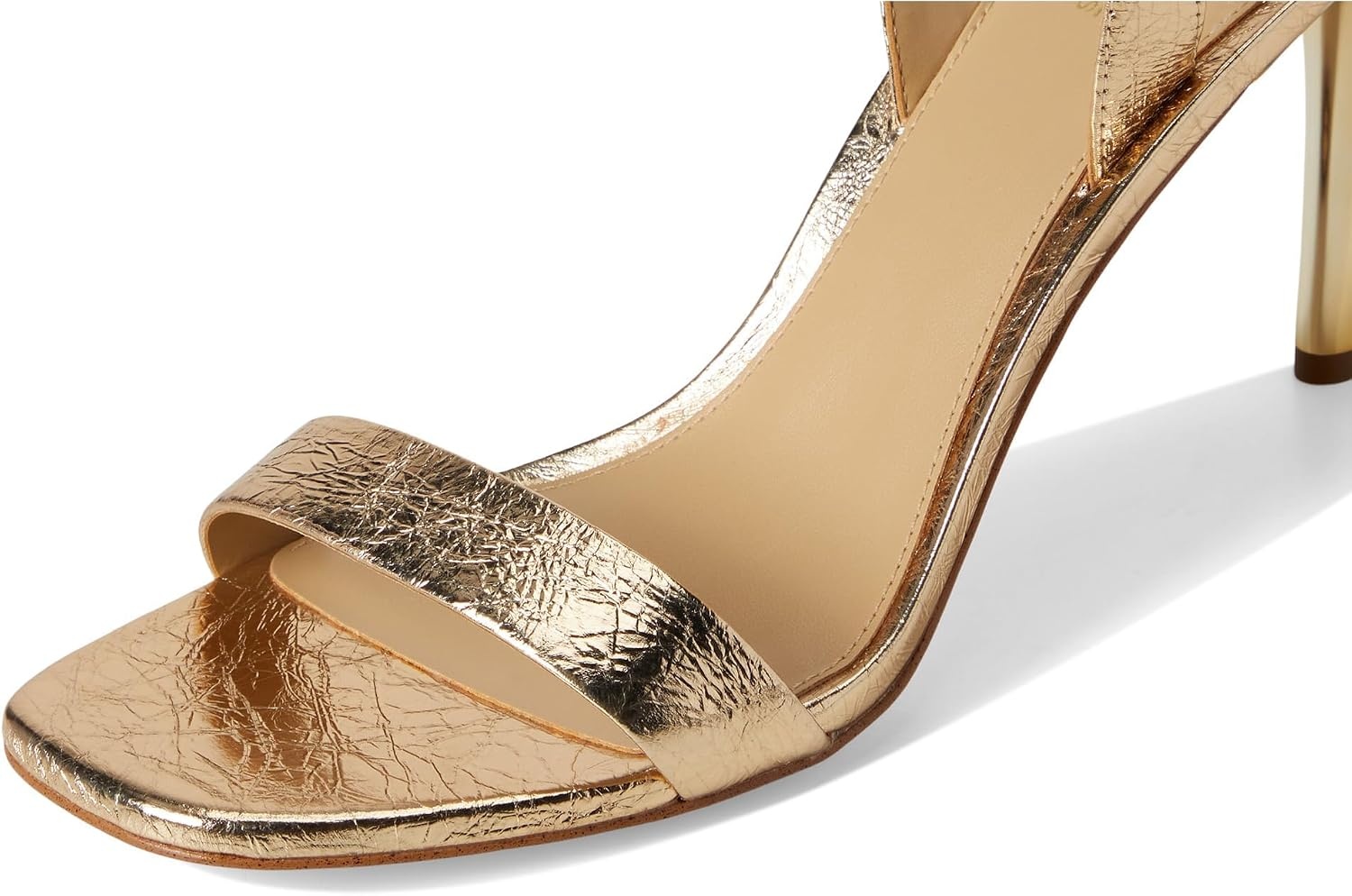 image:imageMichael Kors Womens Kasia Heeled SandalPale Gold