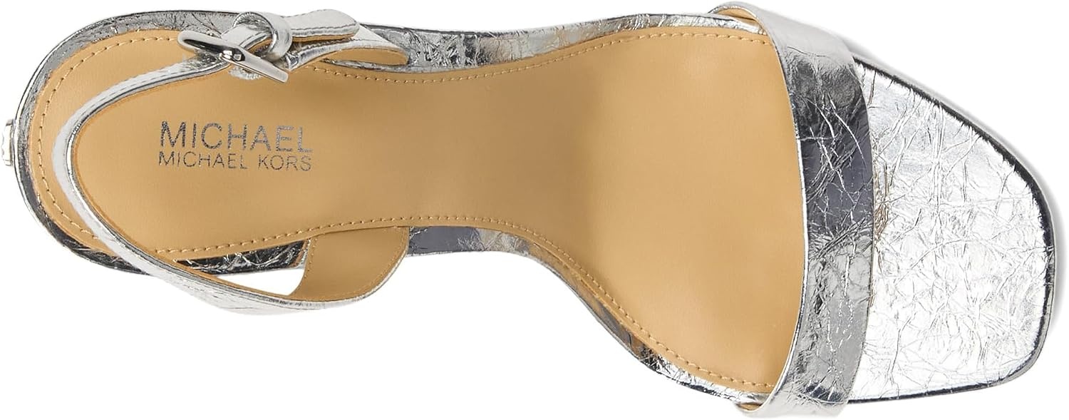 image:imageMichael Kors Womens Kasia Heeled SandalSilver