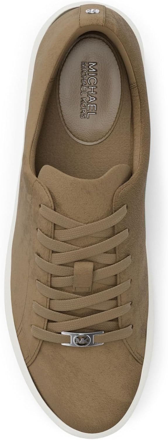 image:imageMichael Kors Womens Keaton Lace Up SneakerSuedeHusk