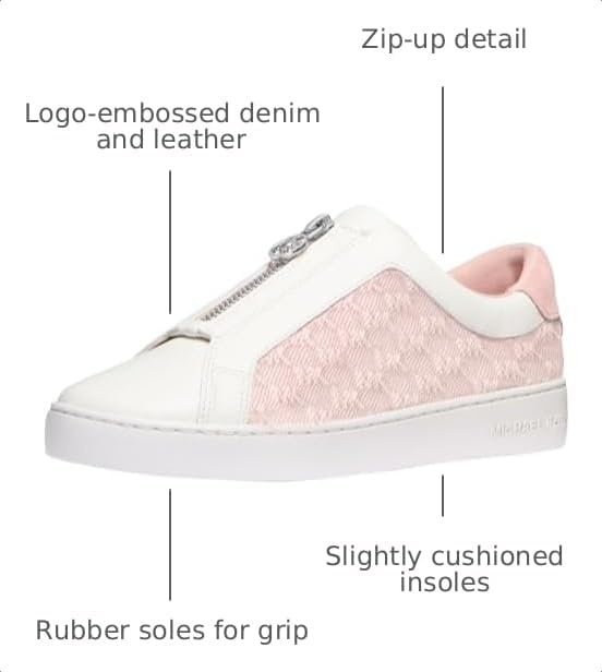 image:imageMichael Kors Womens Keaton Slip On SneakerRosewater