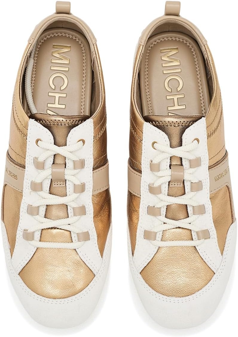 image:imageMichael Kors Womens Keely TrainerAntique Gold
