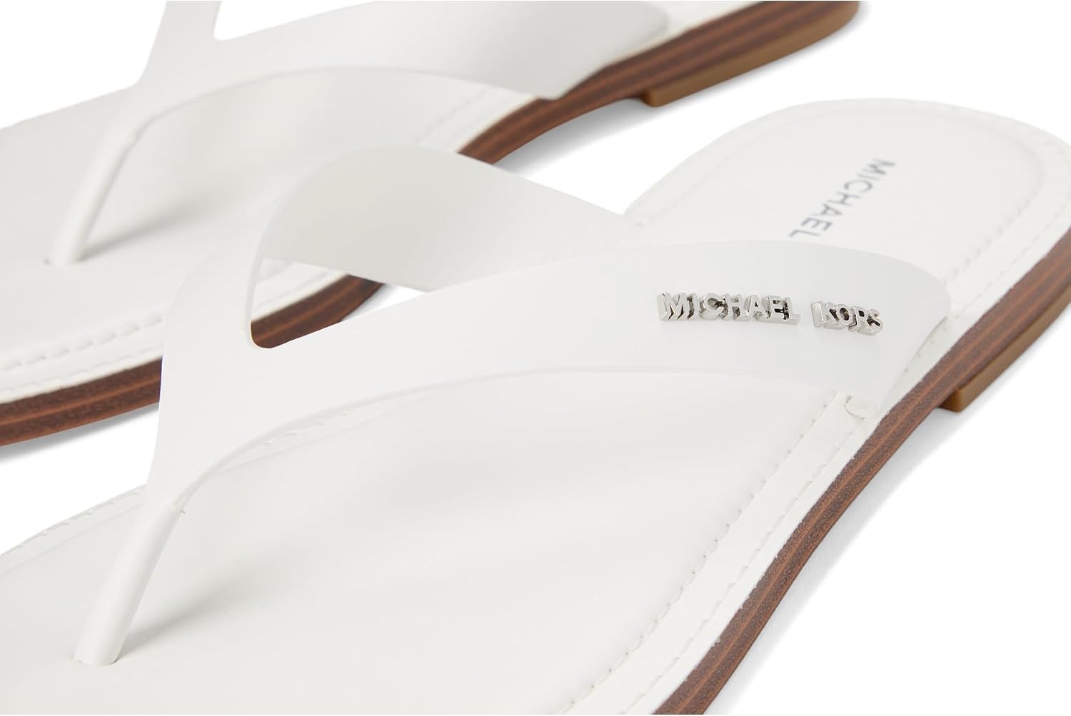 image:imageMichael Kors Womens Koko Flip FlopOptical White