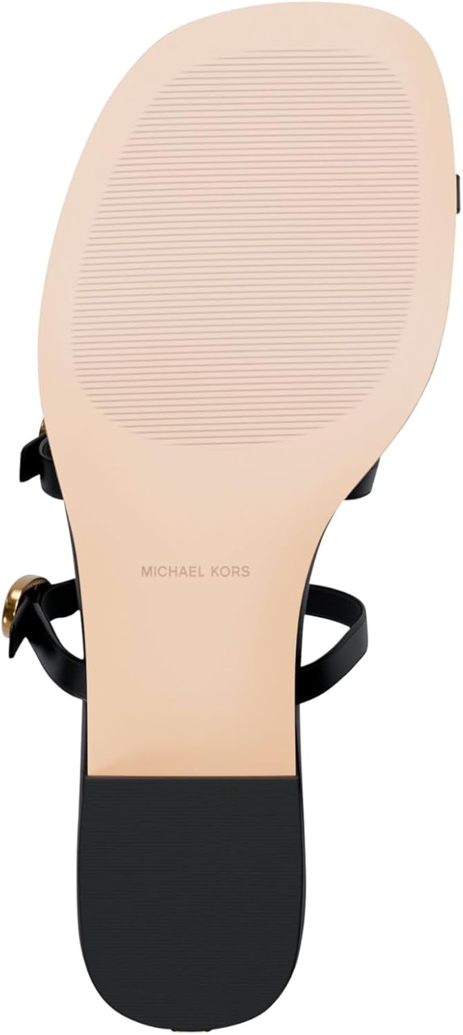 image:imageMichael Kors Womens Kya Flat SandalsLeatherBlack
