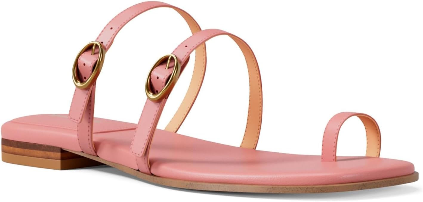 image:imageMichael Kors Womens Kya Flat SandalsLeatherPrimrose