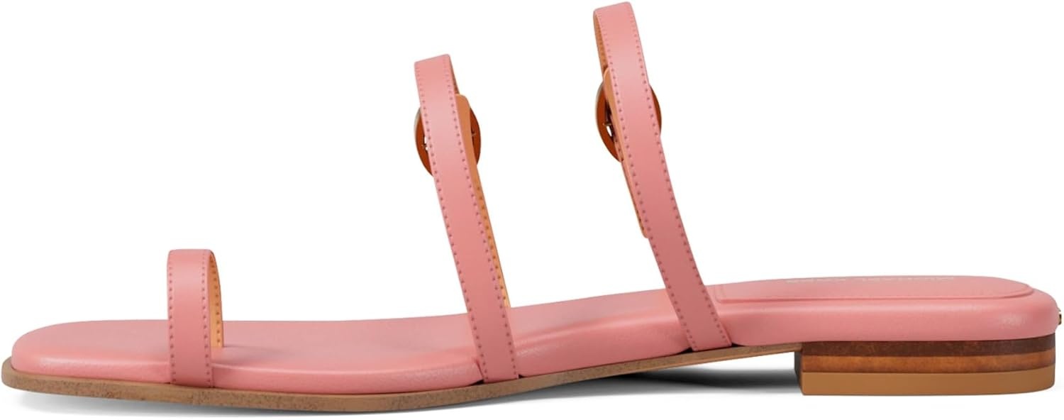 image:imageMichael Kors Womens Kya Flat SandalsLeatherPrimrose