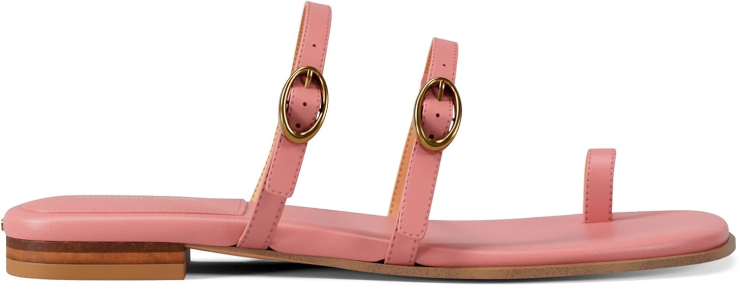 image:imageMichael Kors Womens Kya Flat SandalsLeatherPrimrose