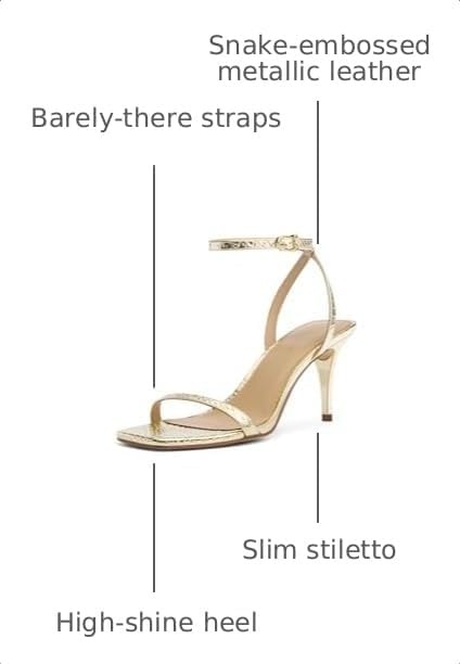 image:imageMichael Kors Womens Liana Mid Heel SandalPale Gold