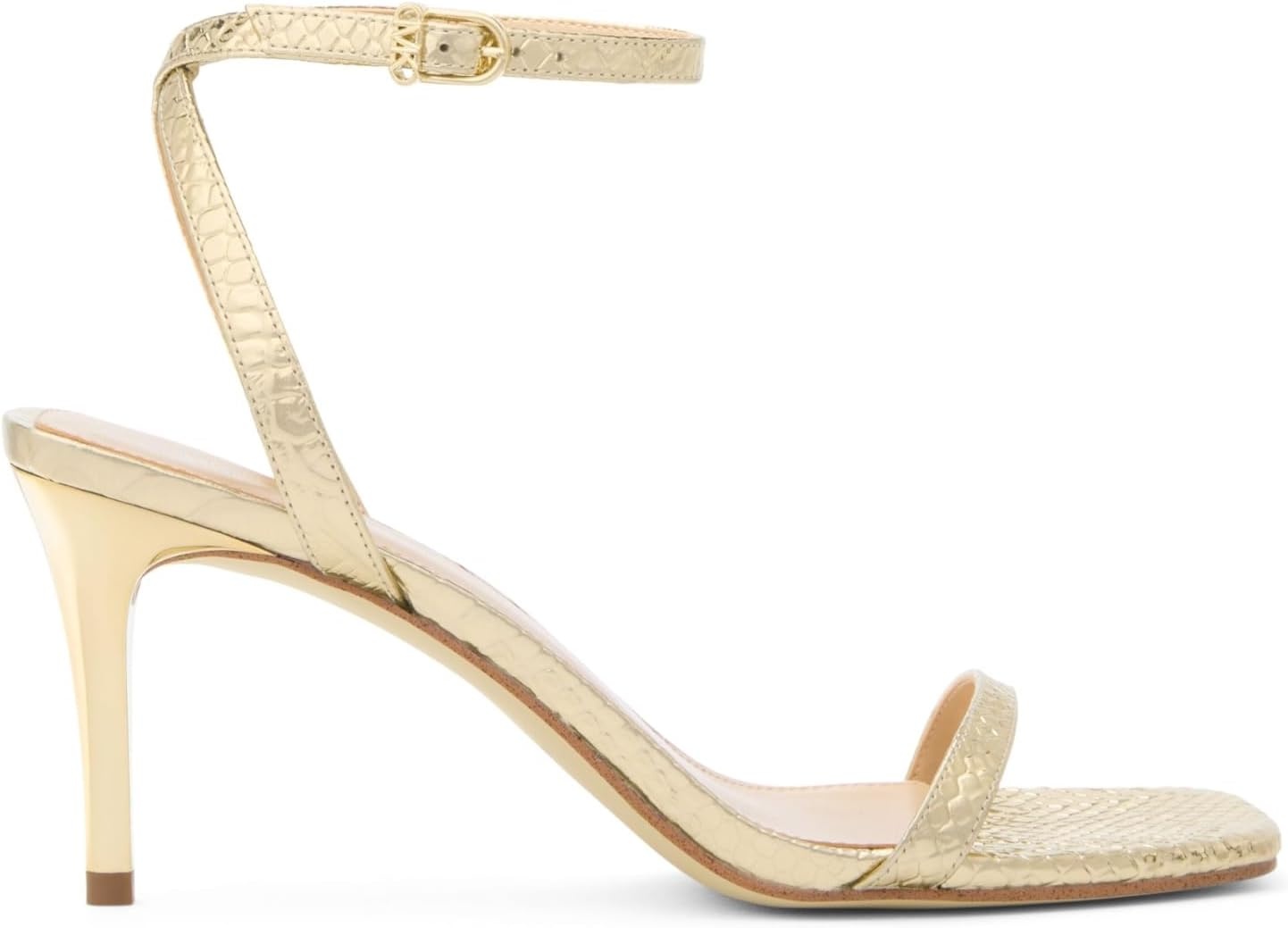 image:imageMichael Kors Womens Liana Mid Heel SandalPale Gold