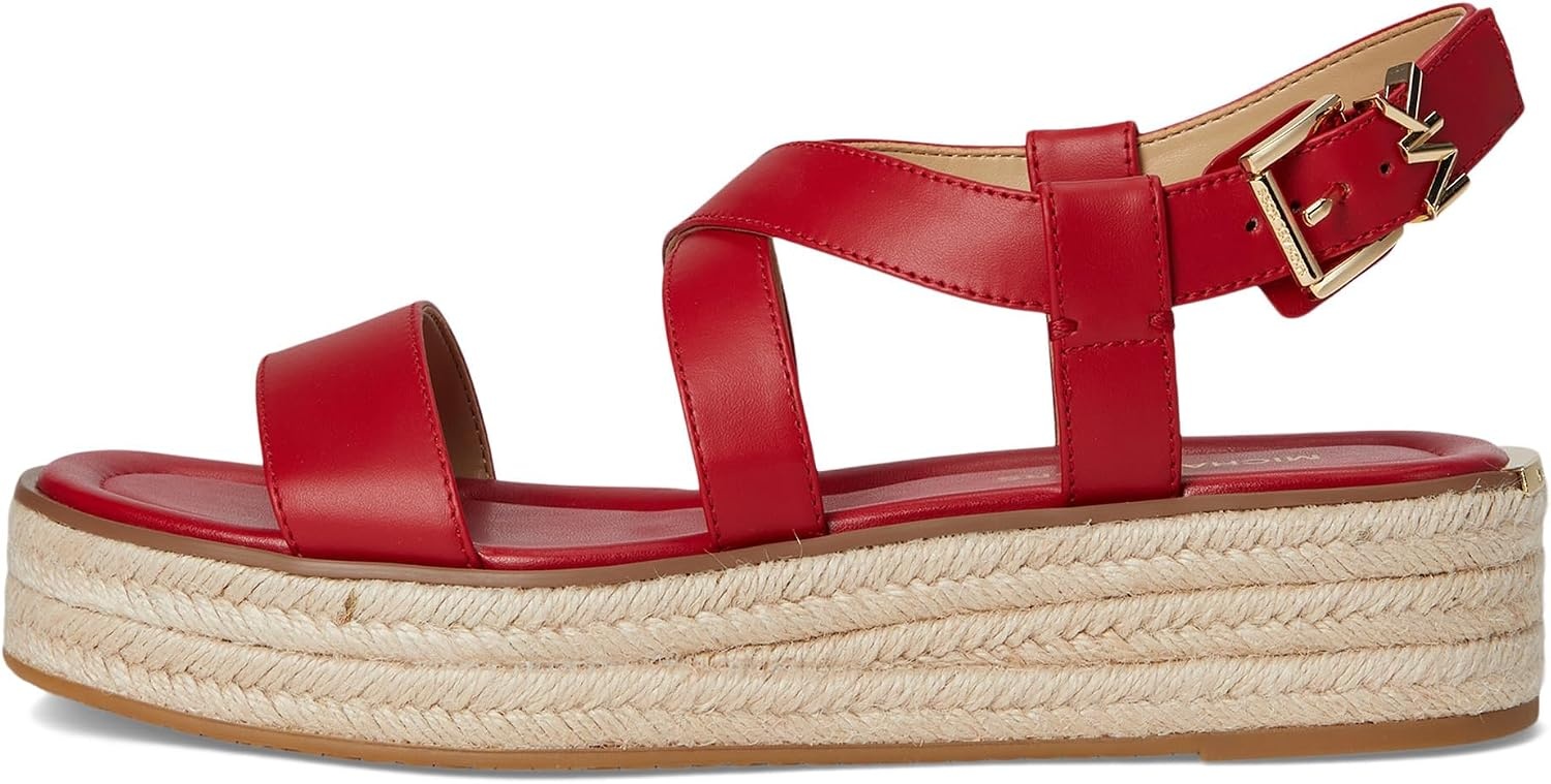 image:imageMichael Kors Womens Lynn Espadrille SandalCrimson