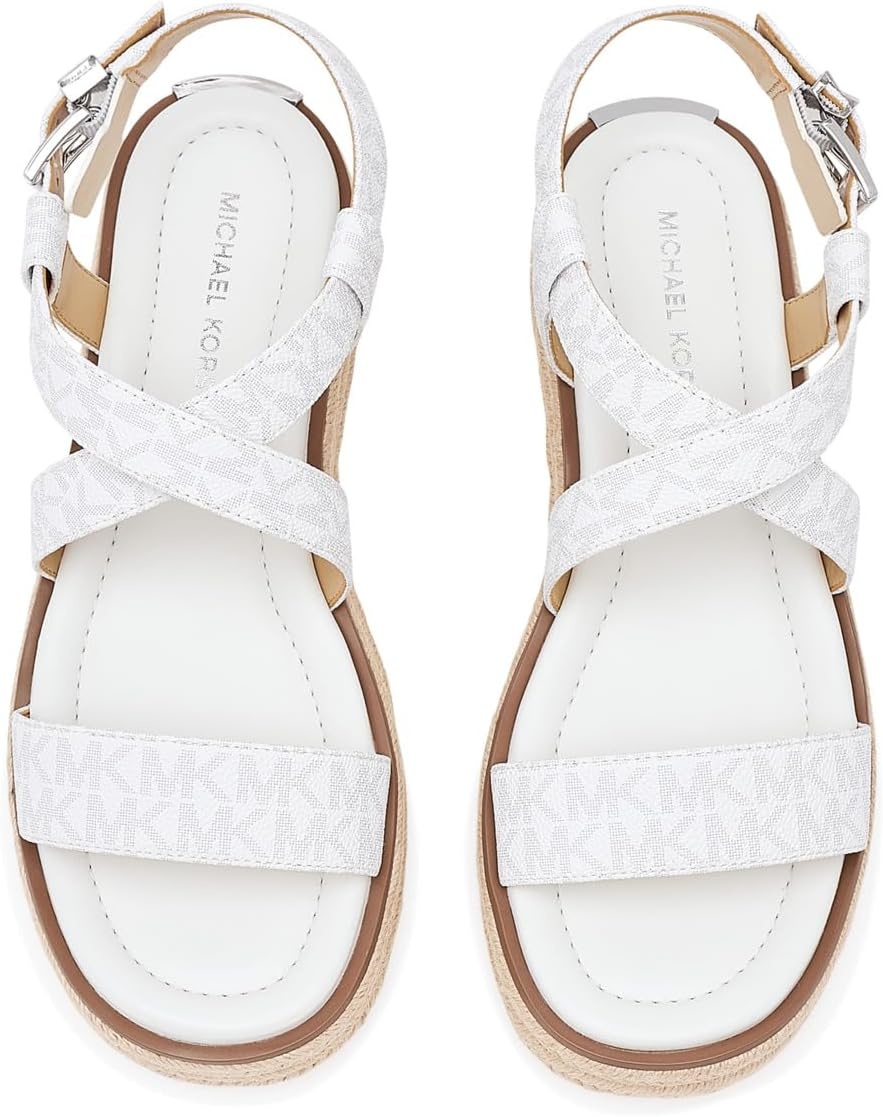 image:imageMichael Kors Womens Lynn Espadrille SandalOptic White 1