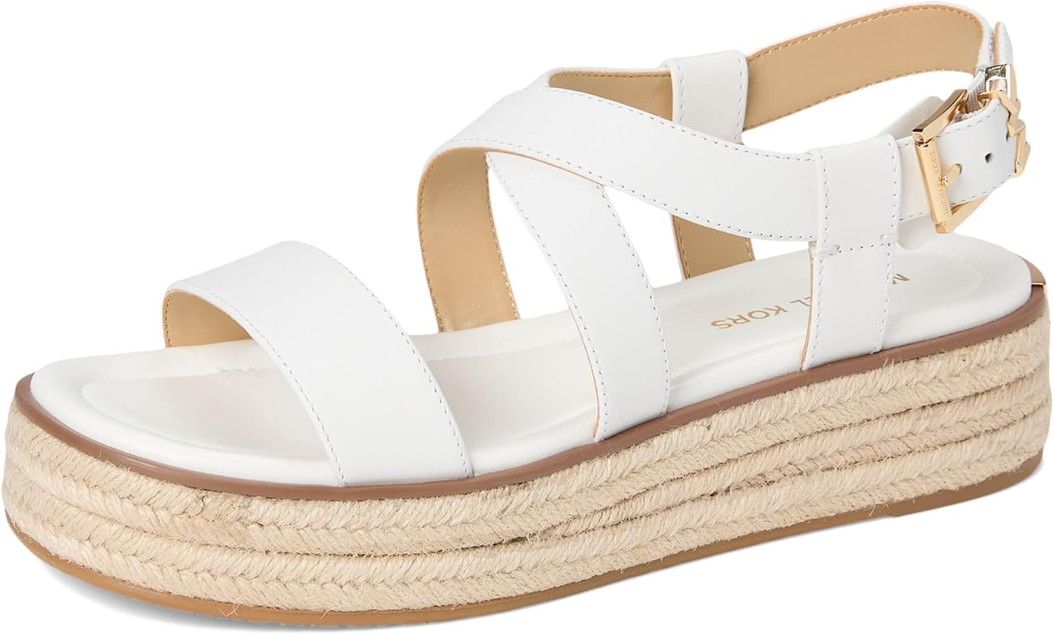 image:imageMichael Kors Womens Lynn Espadrille SandalOptical White
