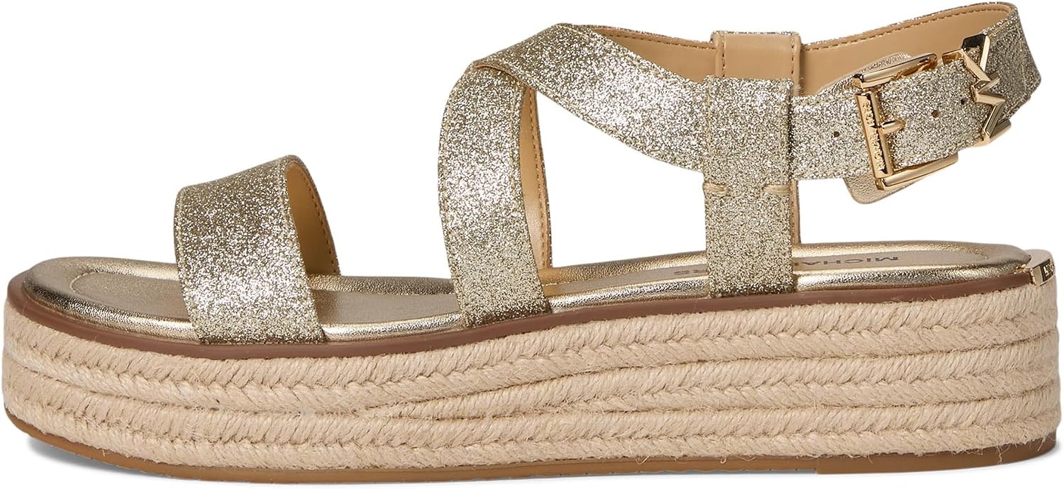 image:imageMichael Kors Womens Lynn Espadrille SandalPale Gold