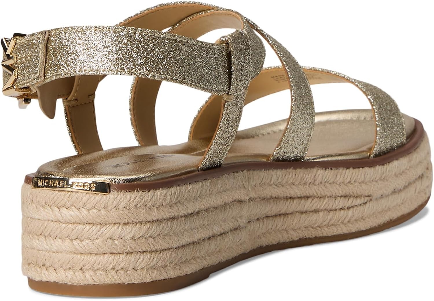image:imageMichael Kors Womens Lynn Espadrille SandalPale Gold