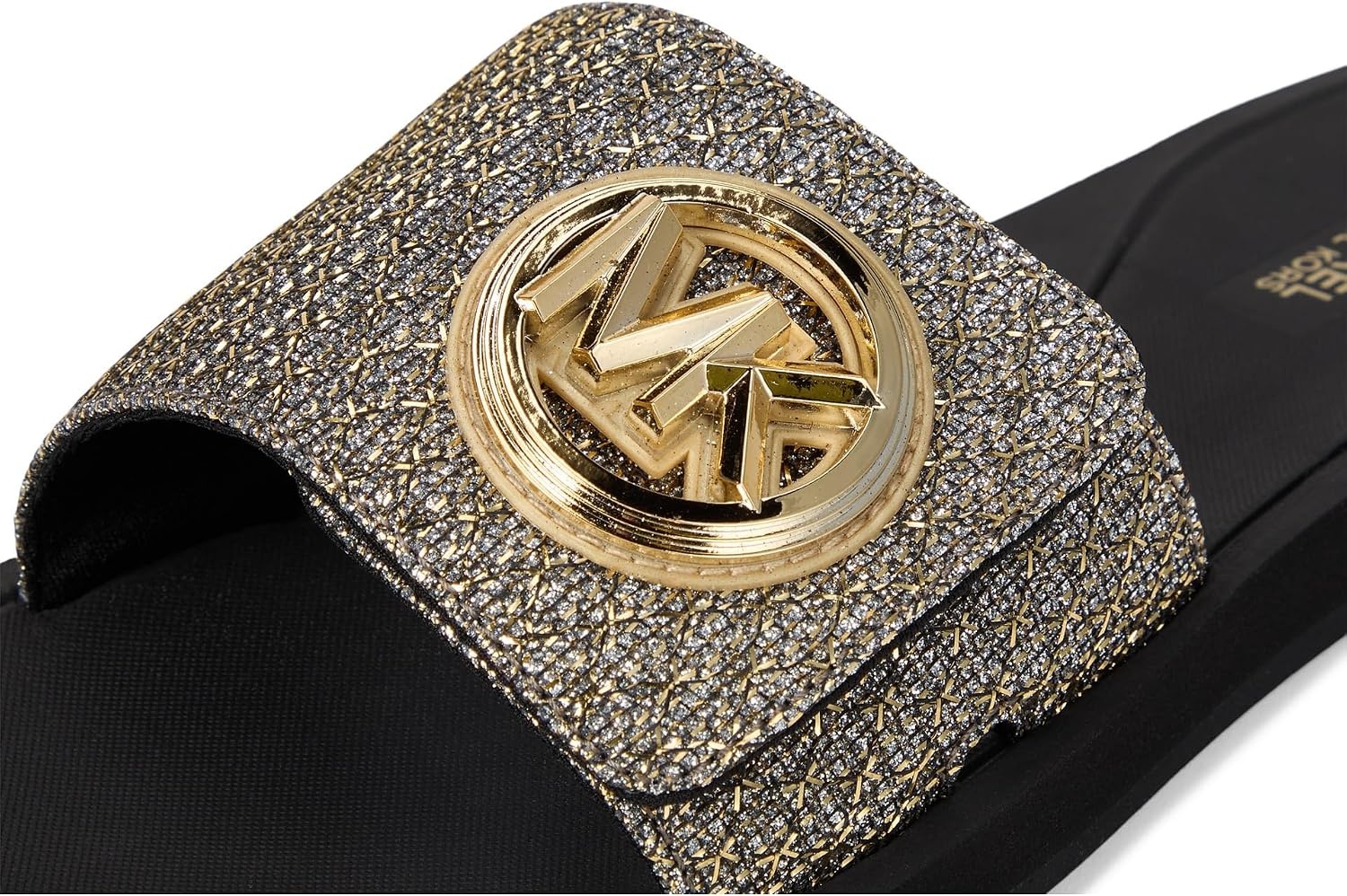 image:imageMichael Kors Womens MK Charm SlideGlitterGold