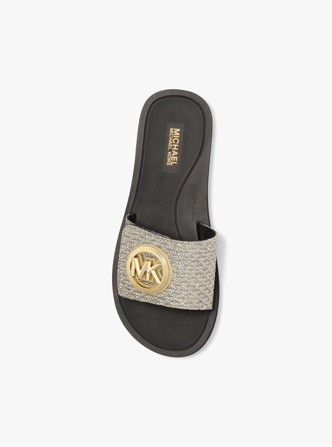 image:imageMichael Kors Womens MK Charm SlideGlitterGold