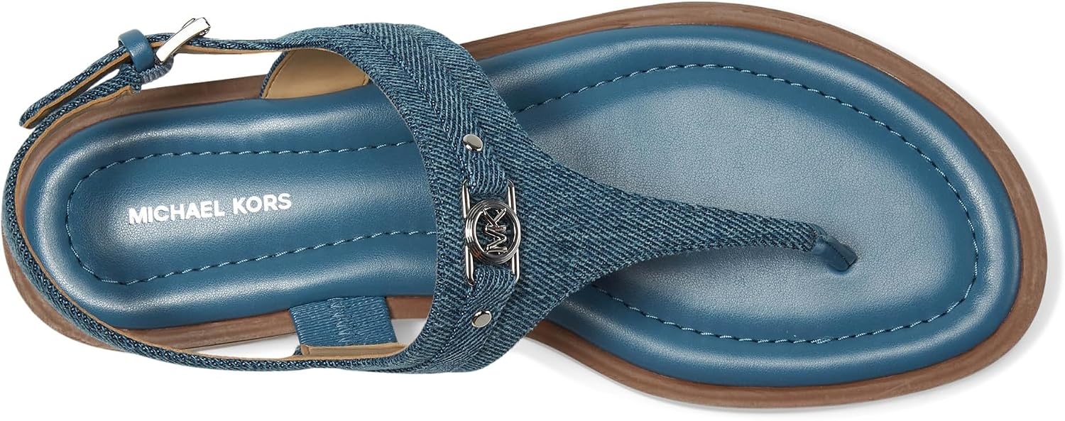 image:imageMichael Kors Womens Mandy Thong SandalDenimUnion Wash