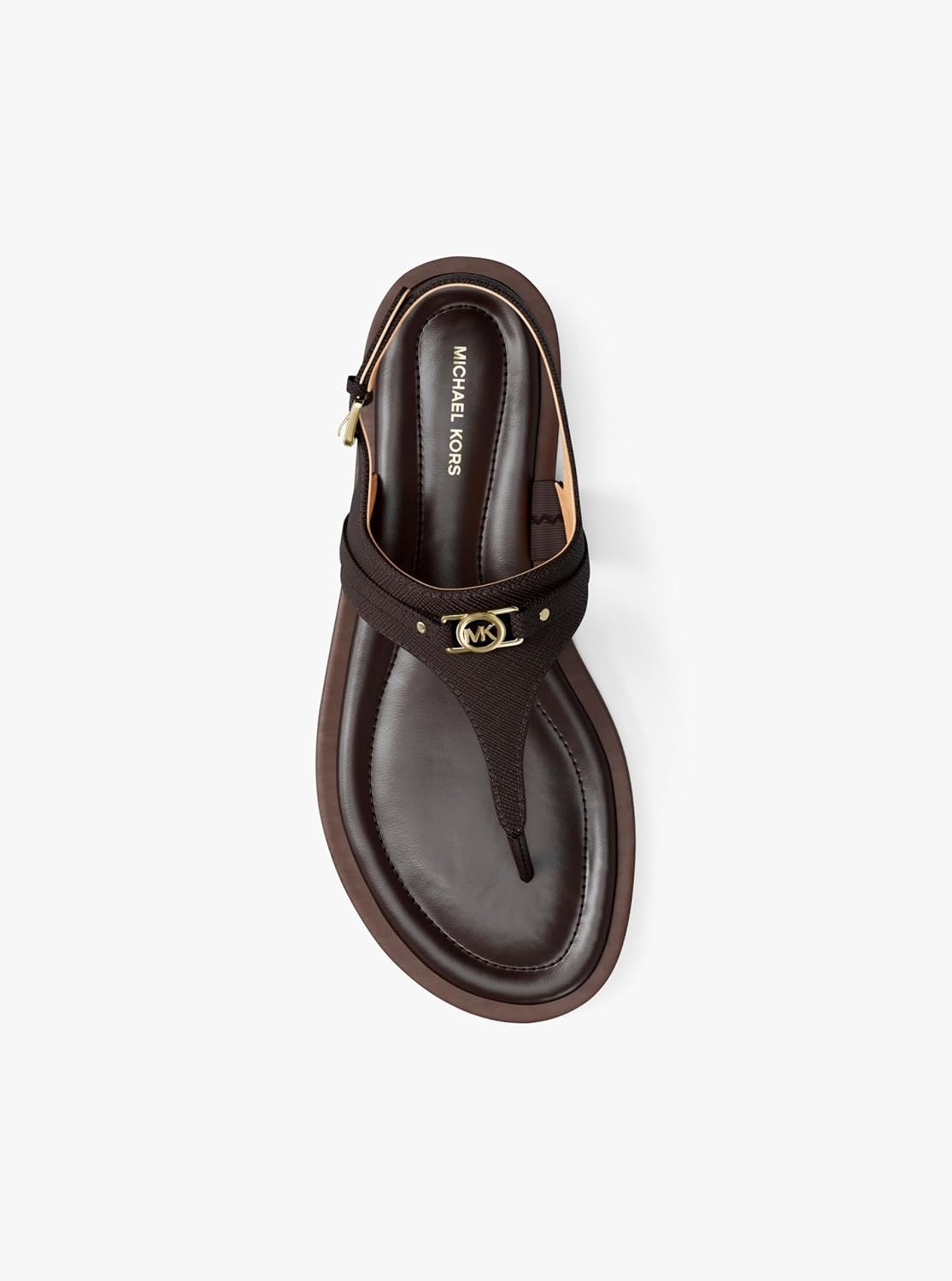 image:imageMichael Kors Womens Mandy Thong SandalLeatherChocolate