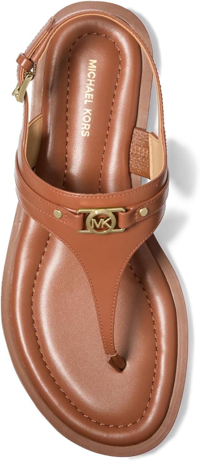 image:imageMichael Kors Womens Mandy Thong SandalLeatherLuggage