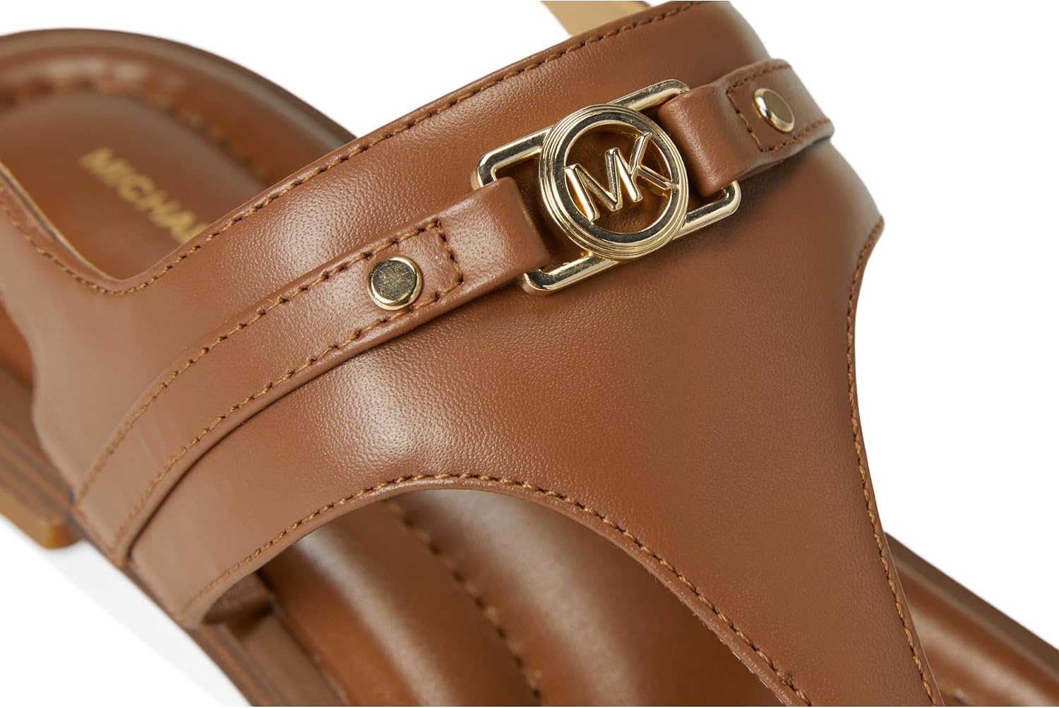 image:imageMichael Kors Womens Mandy Thong SandalLeatherLuggage