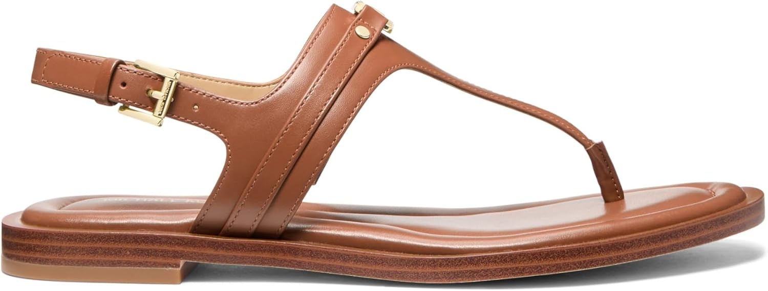 image:imageMichael Kors Womens Mandy Thong SandalLeatherLuggage
