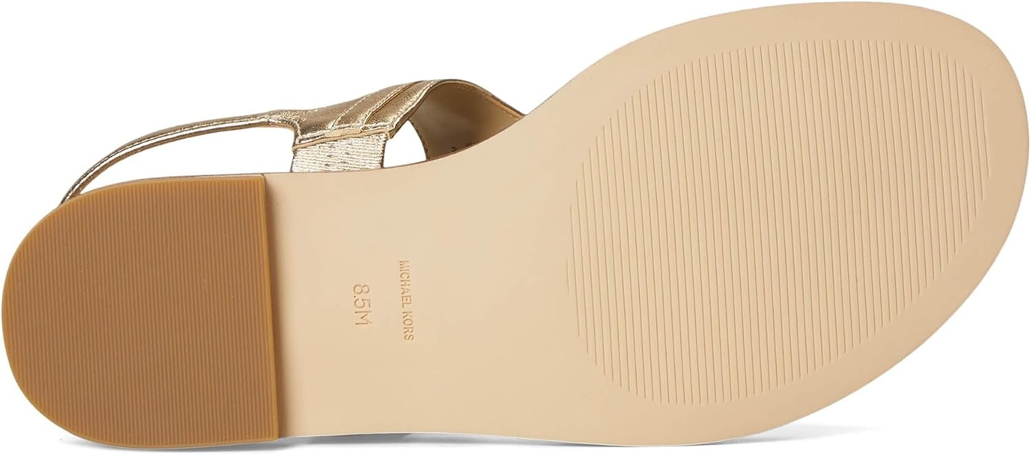 image:imageMichael Kors Womens Mandy Thong SandalLeatherPale Gold