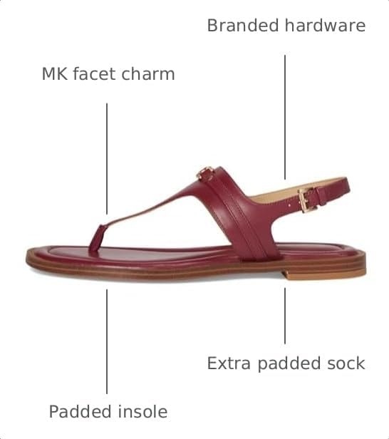 image:imageMichael Kors Womens Mandy Thong SandalMulberry