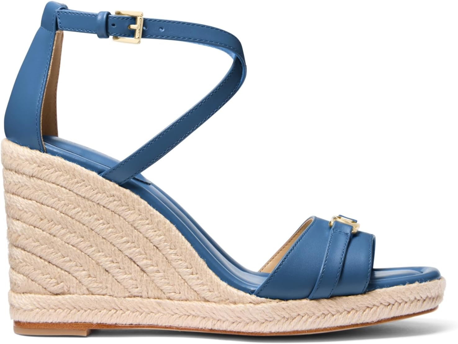 image:imageMichael Kors Womens Mandy Wedge SandalsFrench Blue