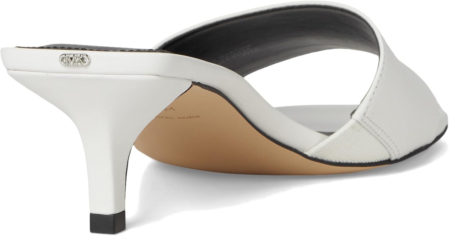 image:imageMichael Kors Womens Merriam Kitten SandalOptical White