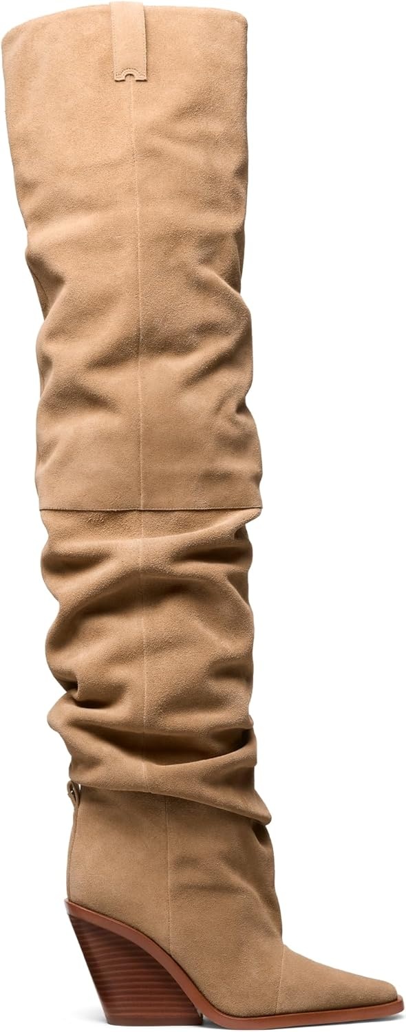 image:imageMichael Kors Womens Noemie Over the Knee Heeled BootHusk