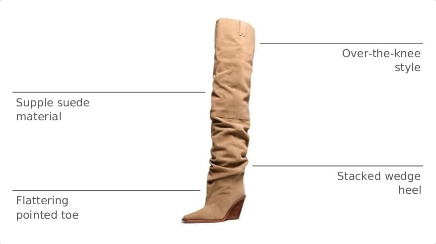 image:imageMichael Kors Womens Noemie Over the Knee Heeled BootHusk