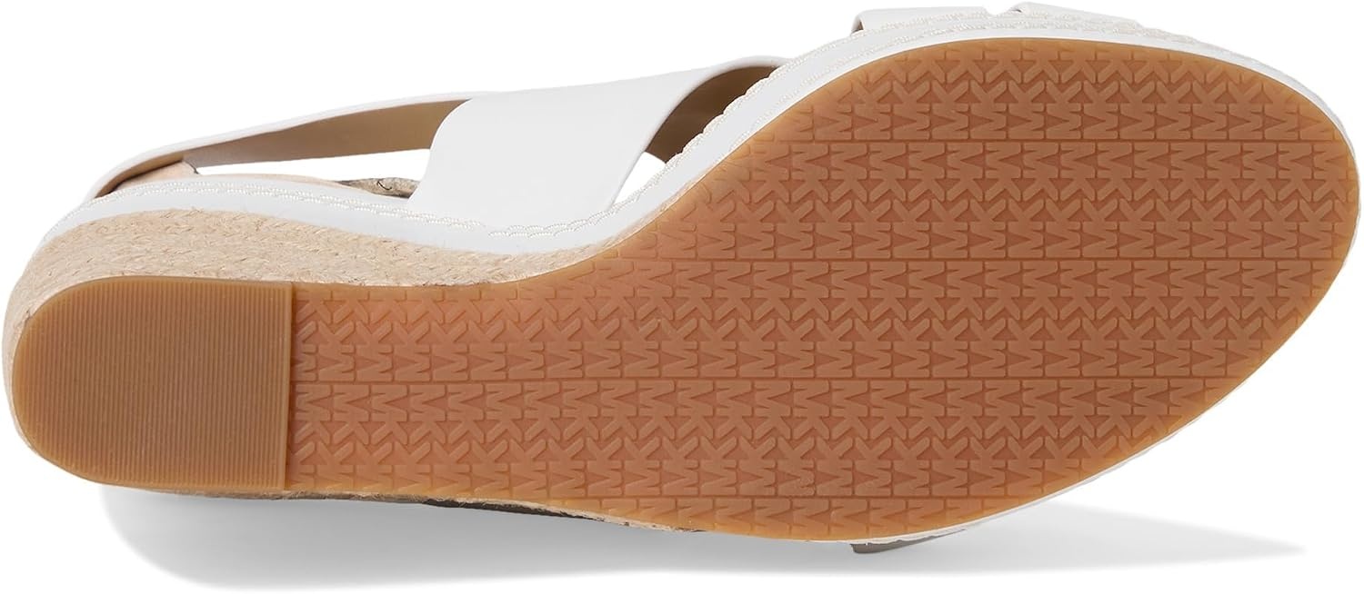 image:imageMichael Kors Womens Nora Wedge SandalsOptical White