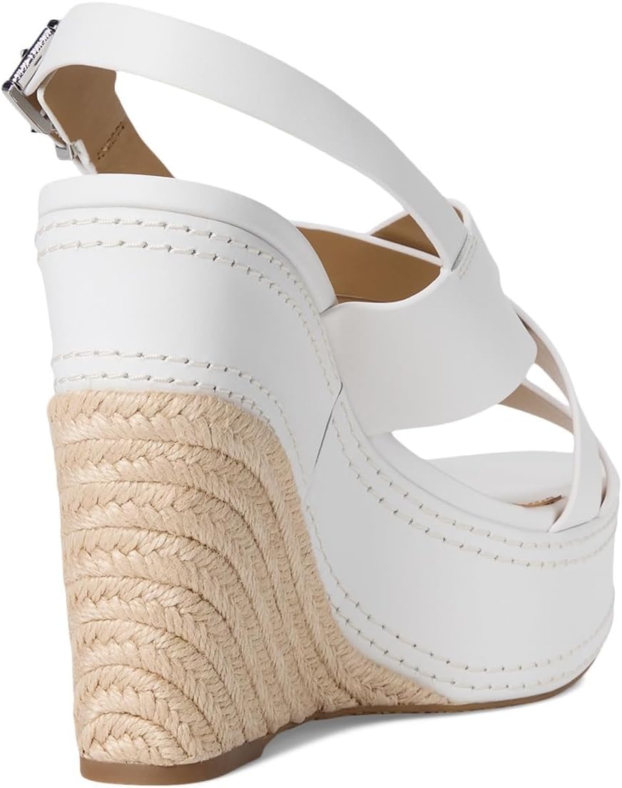 image:imageMichael Kors Womens Nora Wedge SandalsOptical White