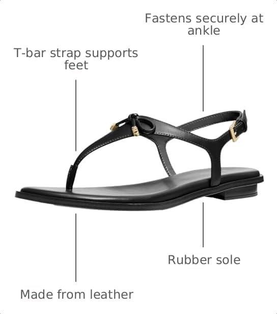 image:imageMichael Kors Womens Nori Flat Thong SandalBlack