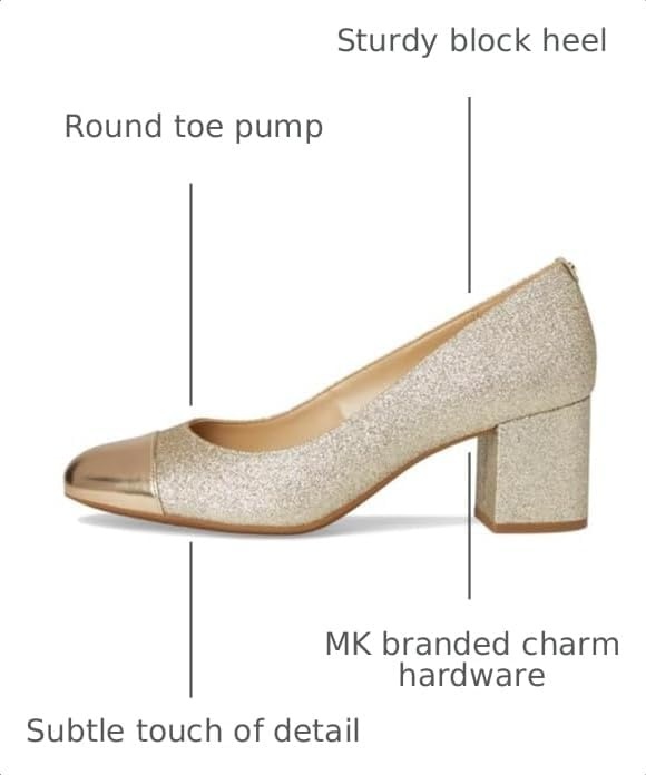 image:imageMichael Kors Womens Perla Flex PumpPale Gold
