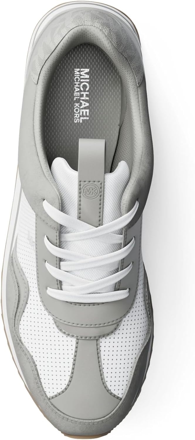 image:imageMichael Kors Womens Raina TrainerColor Block WSignatureQuarry Grey