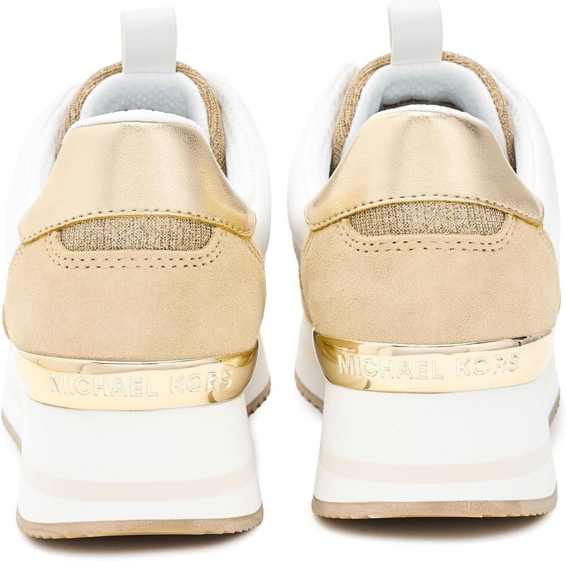 image:imageMichael Kors Womens Raina TrainerMetallicPale Gold