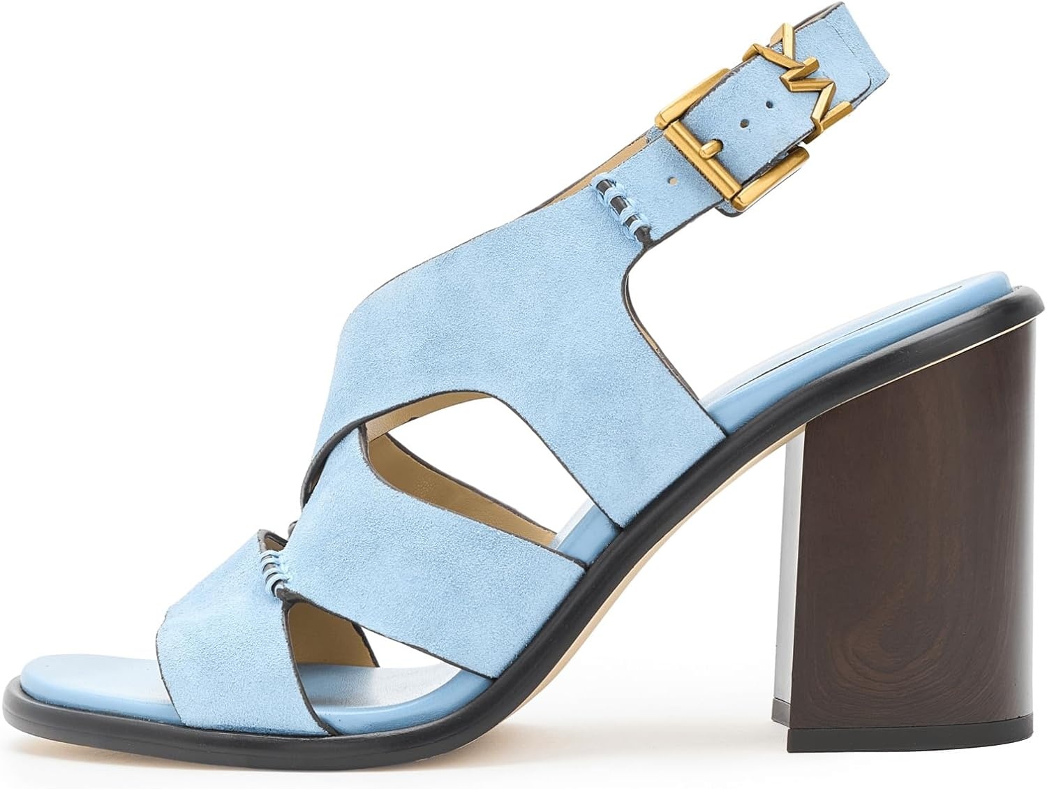 image:imageMichael Kors Womens Raven Block Heeled SandalChambray