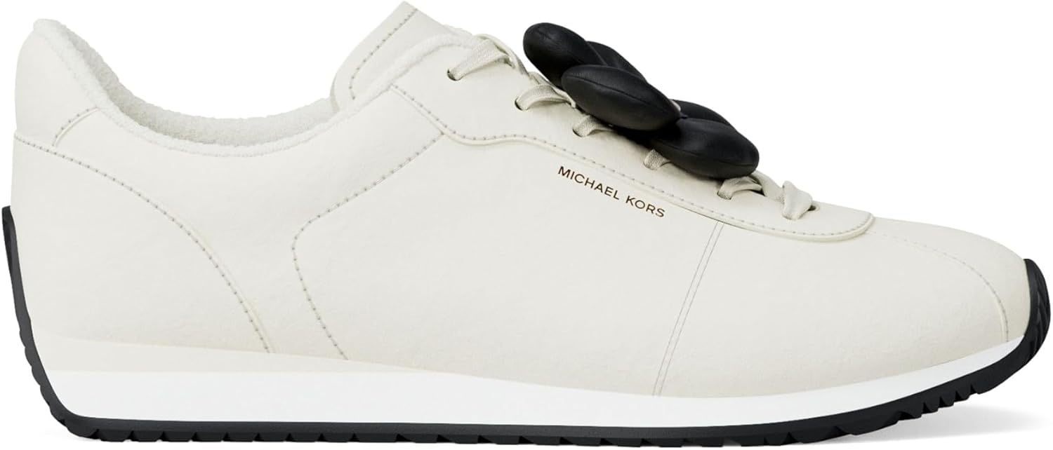 image:imageMichael Kors Womens Rhodes TrainerLeatherEggshell