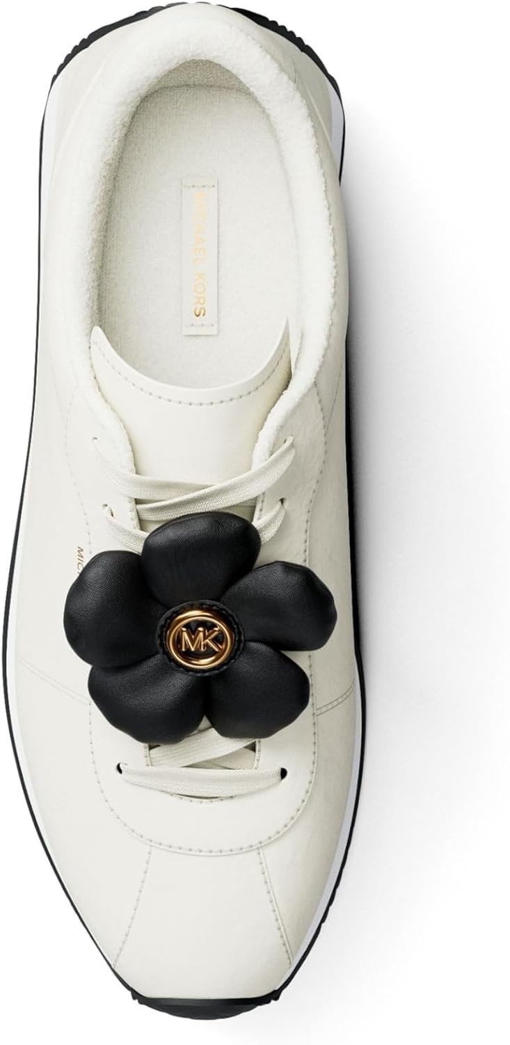 image:imageMichael Kors Womens Rhodes TrainerLeatherEggshell