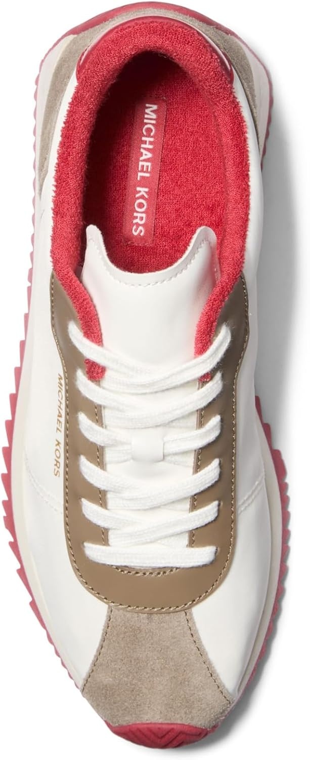 image:imageMichael Kors Womens Rhodes TrainerOptic WhiteNylon