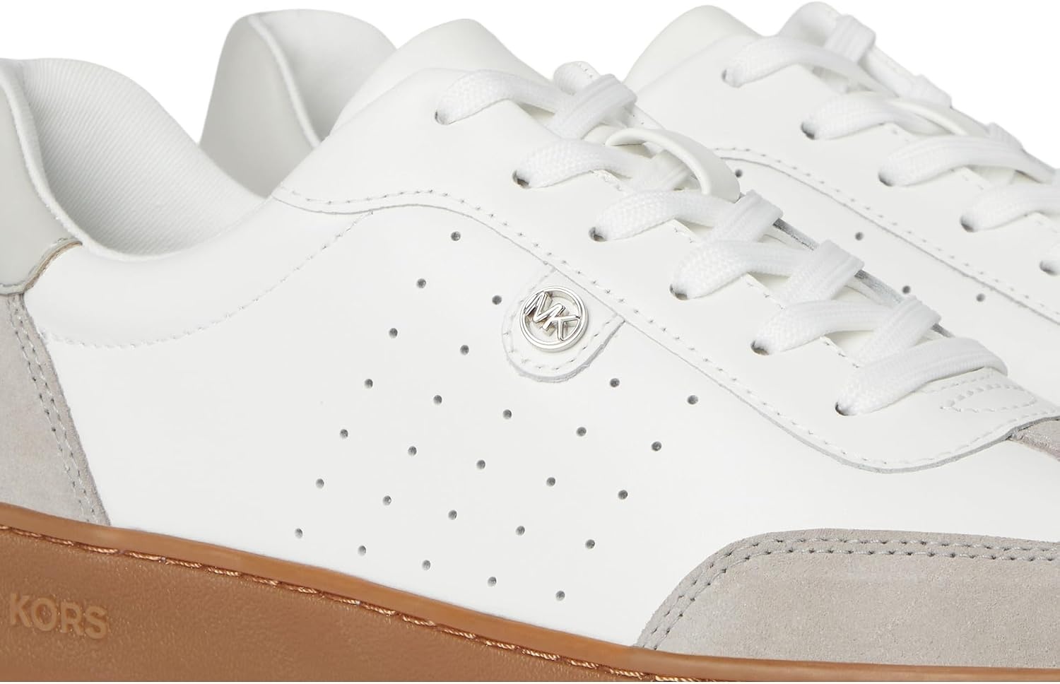 image:imageMichael Kors Womens Scotty Lace Up ShoesAluminum Multi
